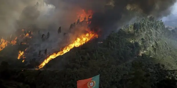 Portugal: Continúa activo el incendio desde el pasado lunes