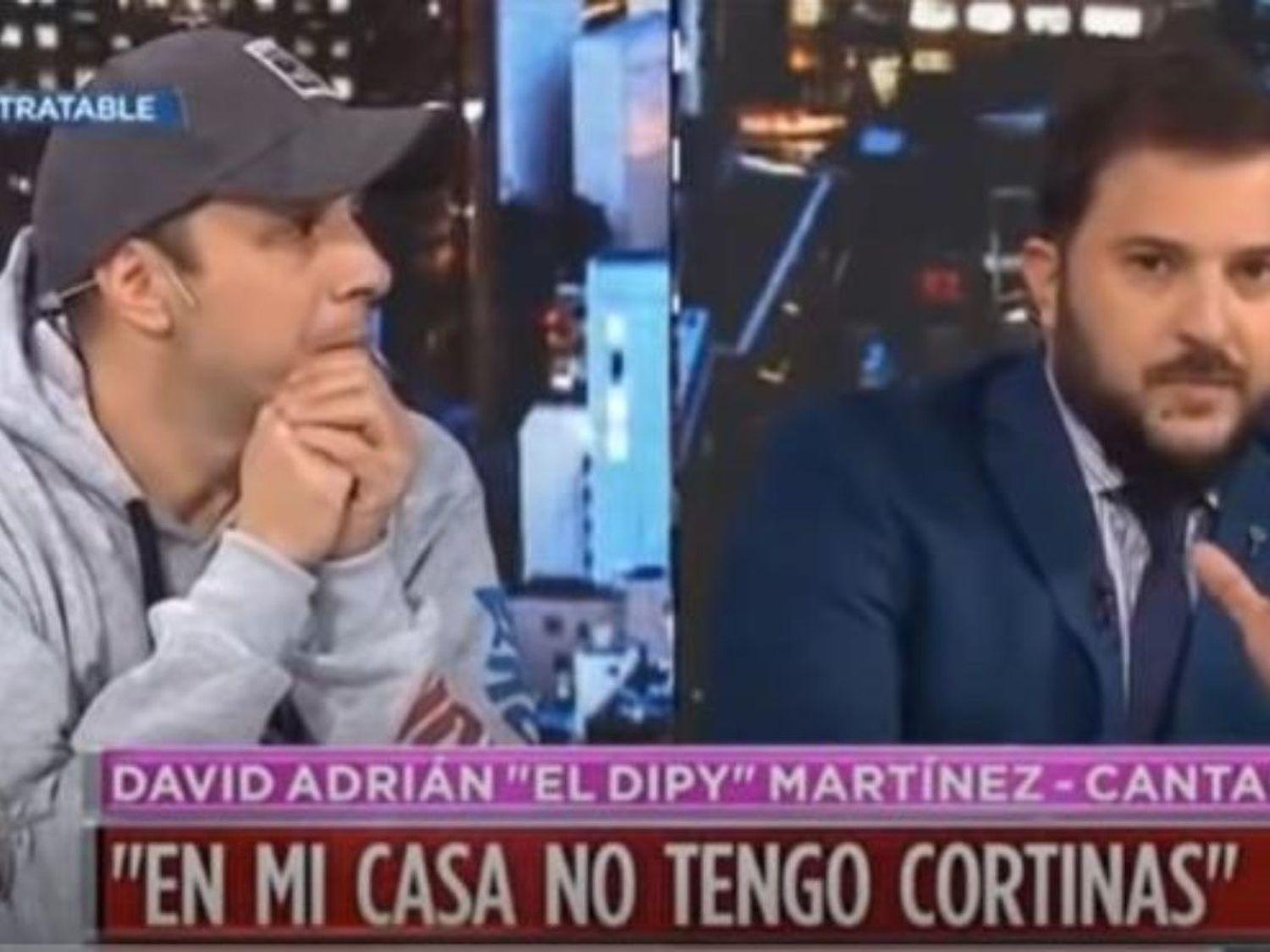 El Dipy y Diego Brancatelli Duro cruce en "Intratables"