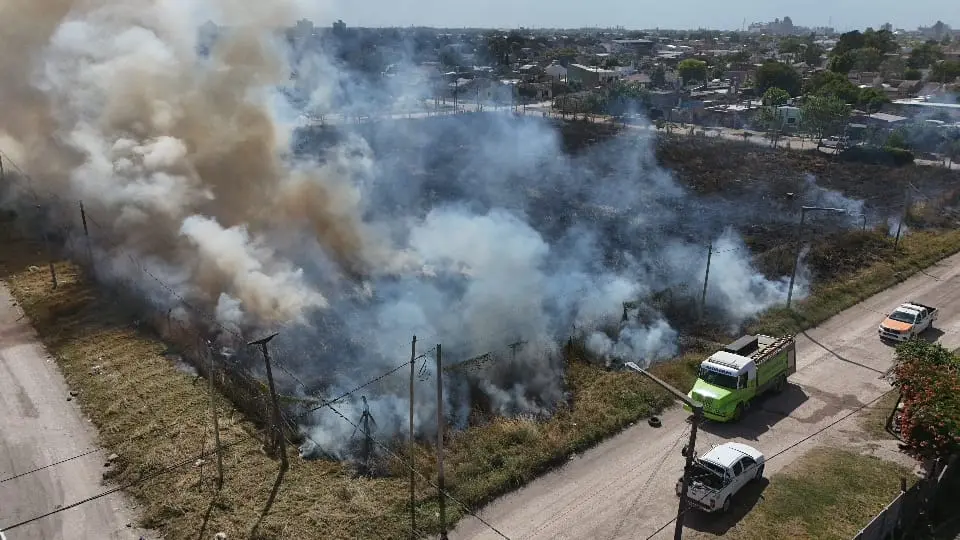 Incendio de pastizales