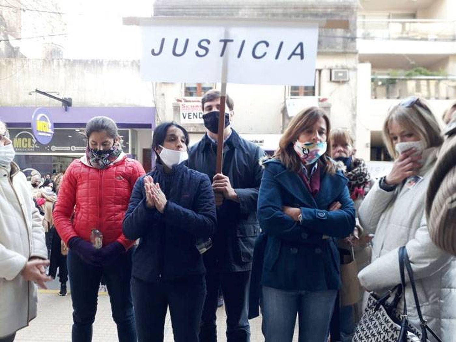 Marcha en solicitud de Justicia por el  homicidio de María Teresita Galli