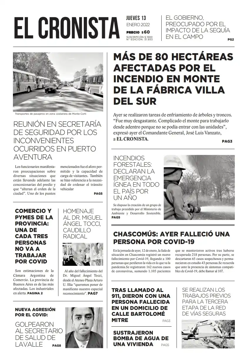 Tapa 13 enero 2022