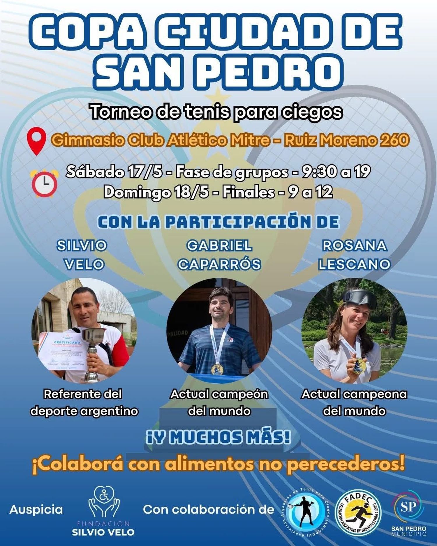 torneo de tenis para ciegos