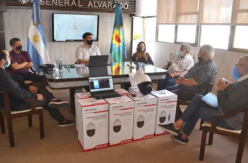 Incorporan más cámaras de seguridad para General Alvarado