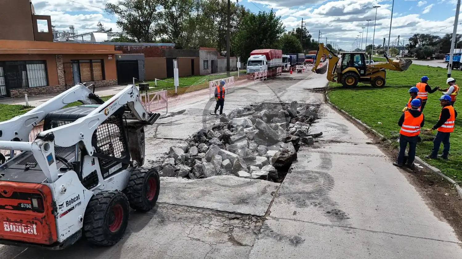 Comenzó la obra de reparación en la Almirante Brown