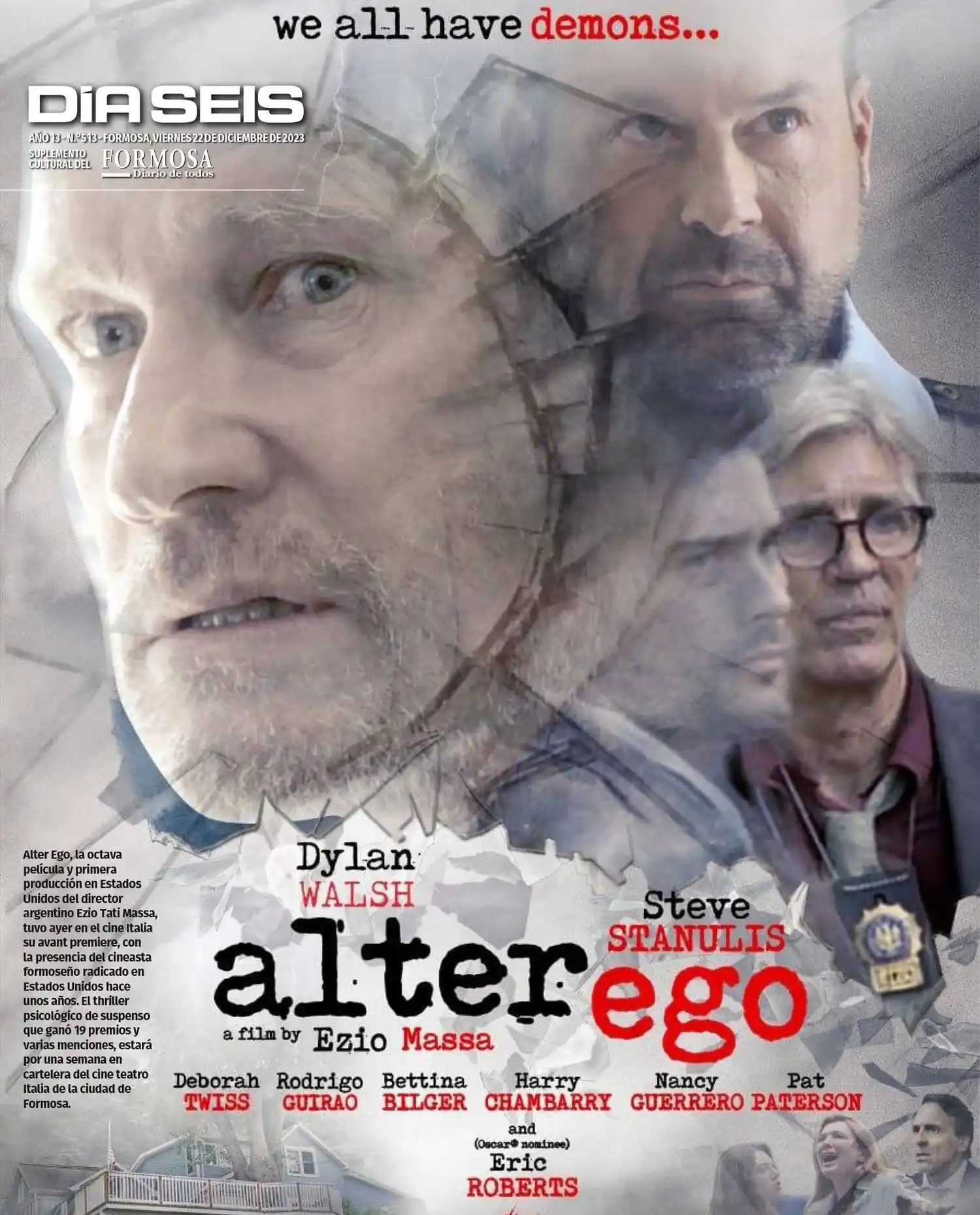 Alter Ego, de Ezio Massa
una historia donde nada es lo que parece