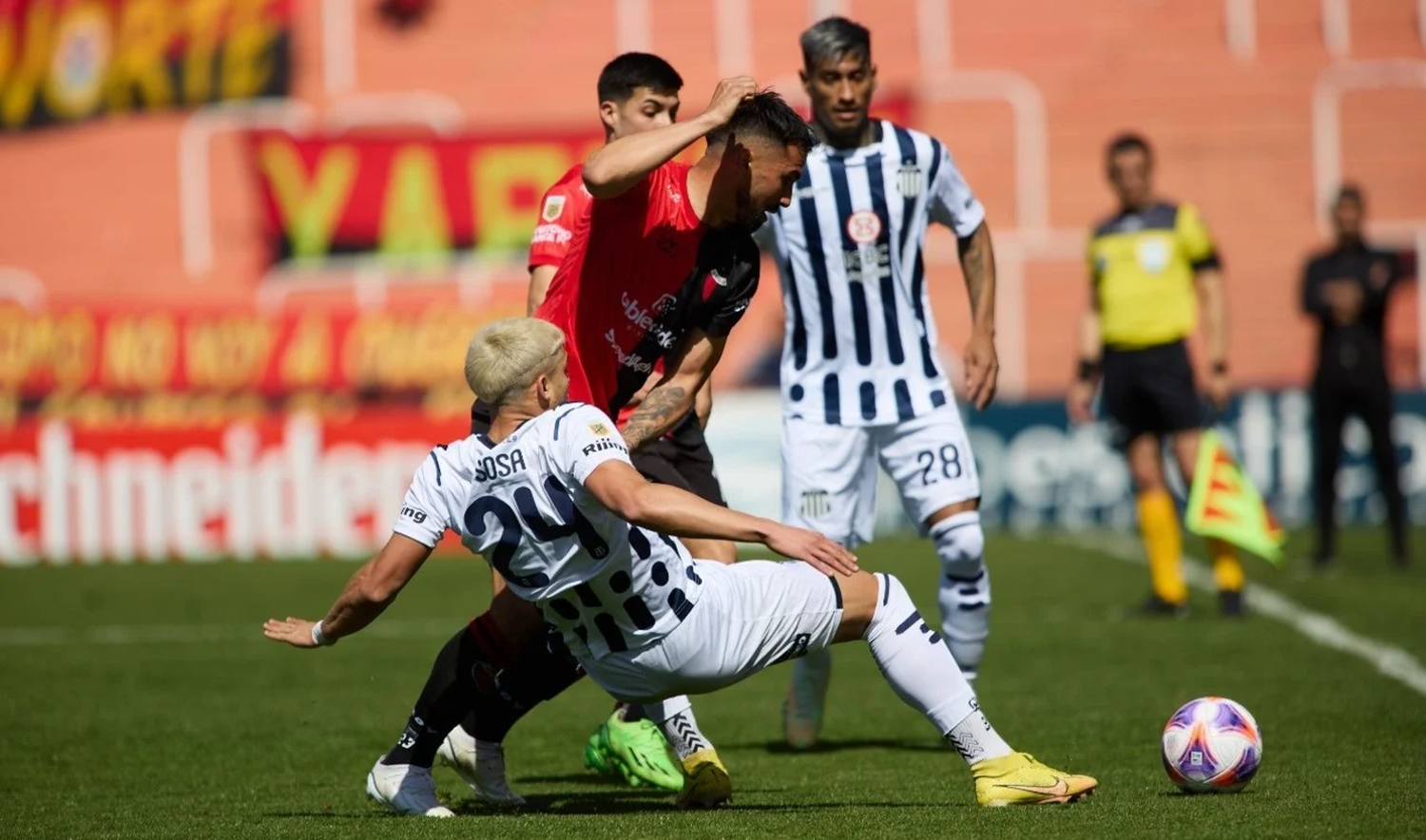 Ramón Sosa y Benavídez convirtieron los goles de la "T"