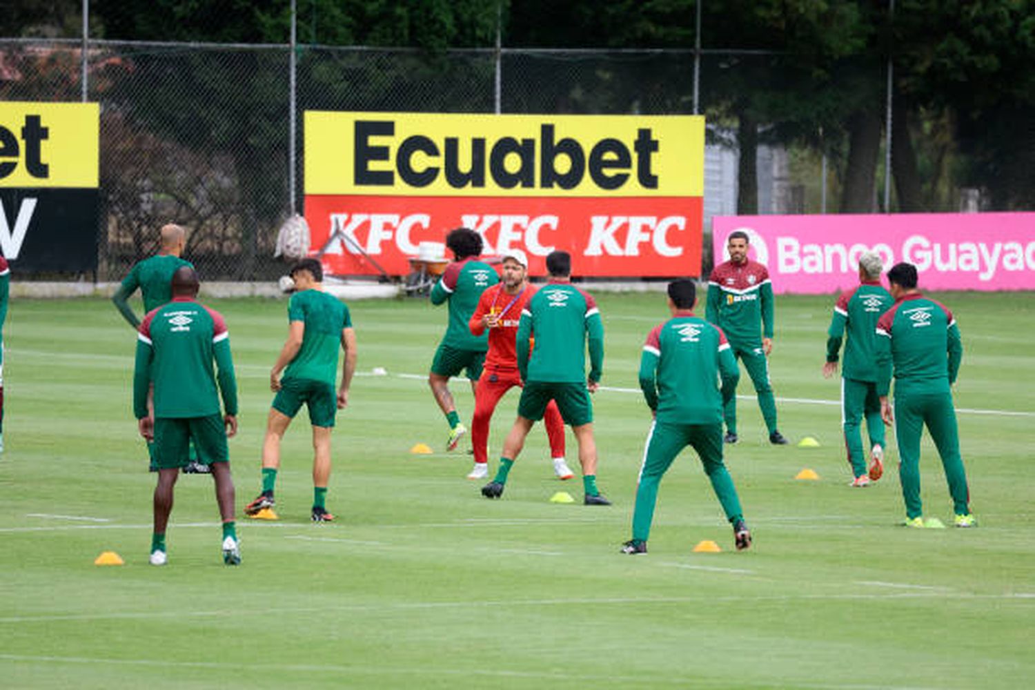 La última práctica de Fluminense.