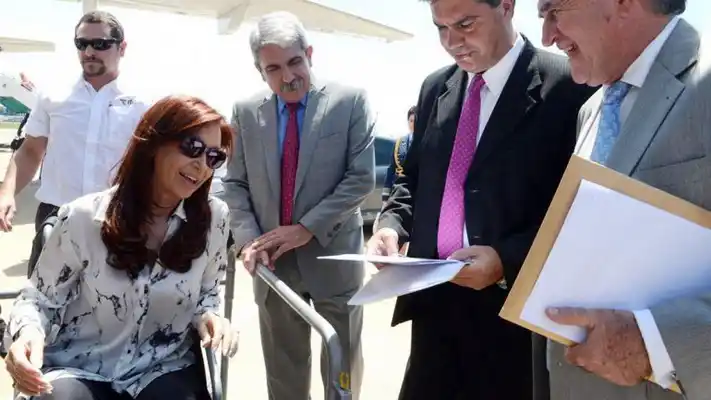 Cristina recibió permiso de los médicos y viajó al sur