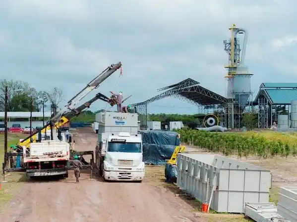 Supera el 65% la obra de la planta biosiderúrgica