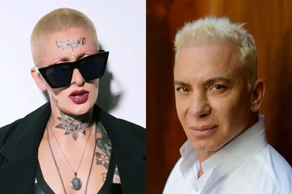 La mediática y el productor se encontraron en el teatro.