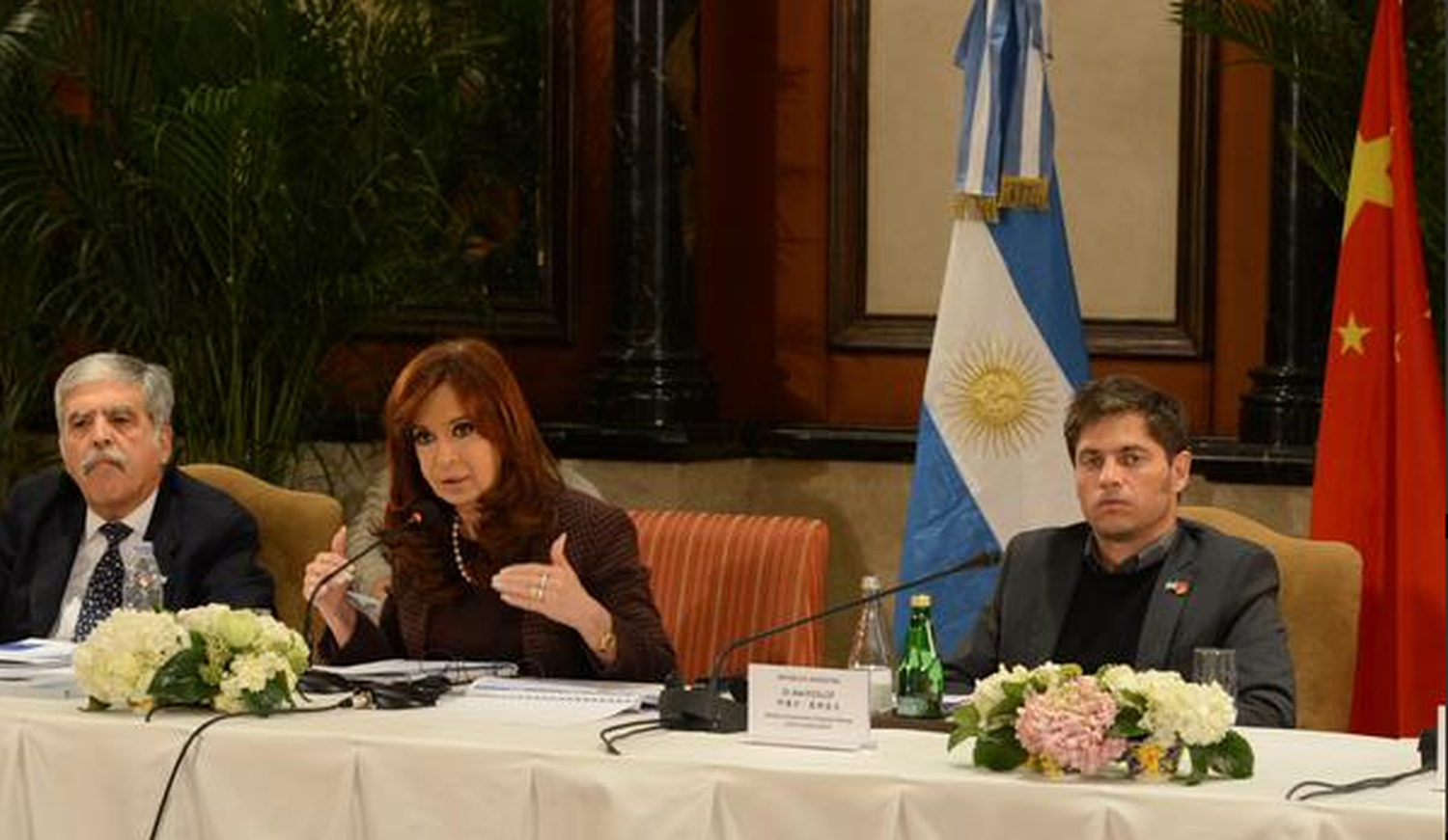 Cristina con empresarios en China: "Argentina es una fuente inagotable de oportunidades"