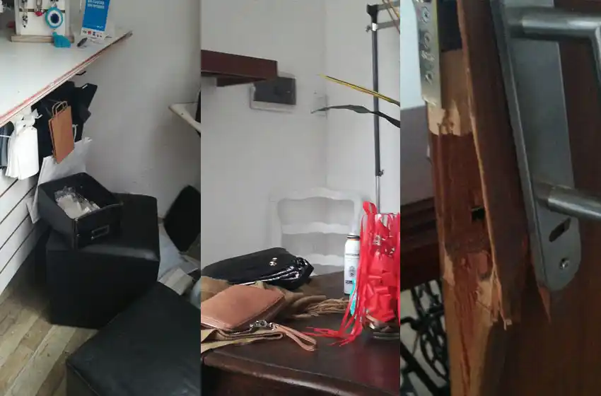Robaron un local dentro de una galería a plena luz del día