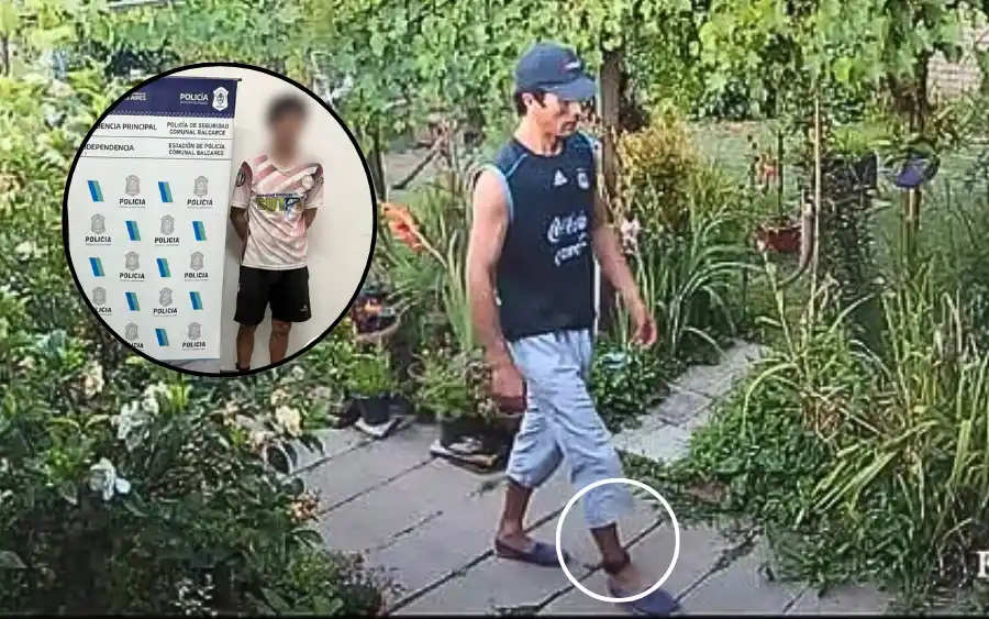 El detenido salía a robar con tobillera violando la prisión domiciliaria.