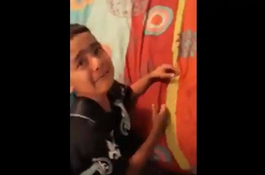 El llanto de un niño hincha de Godoy Cruz por la partida del Morro García