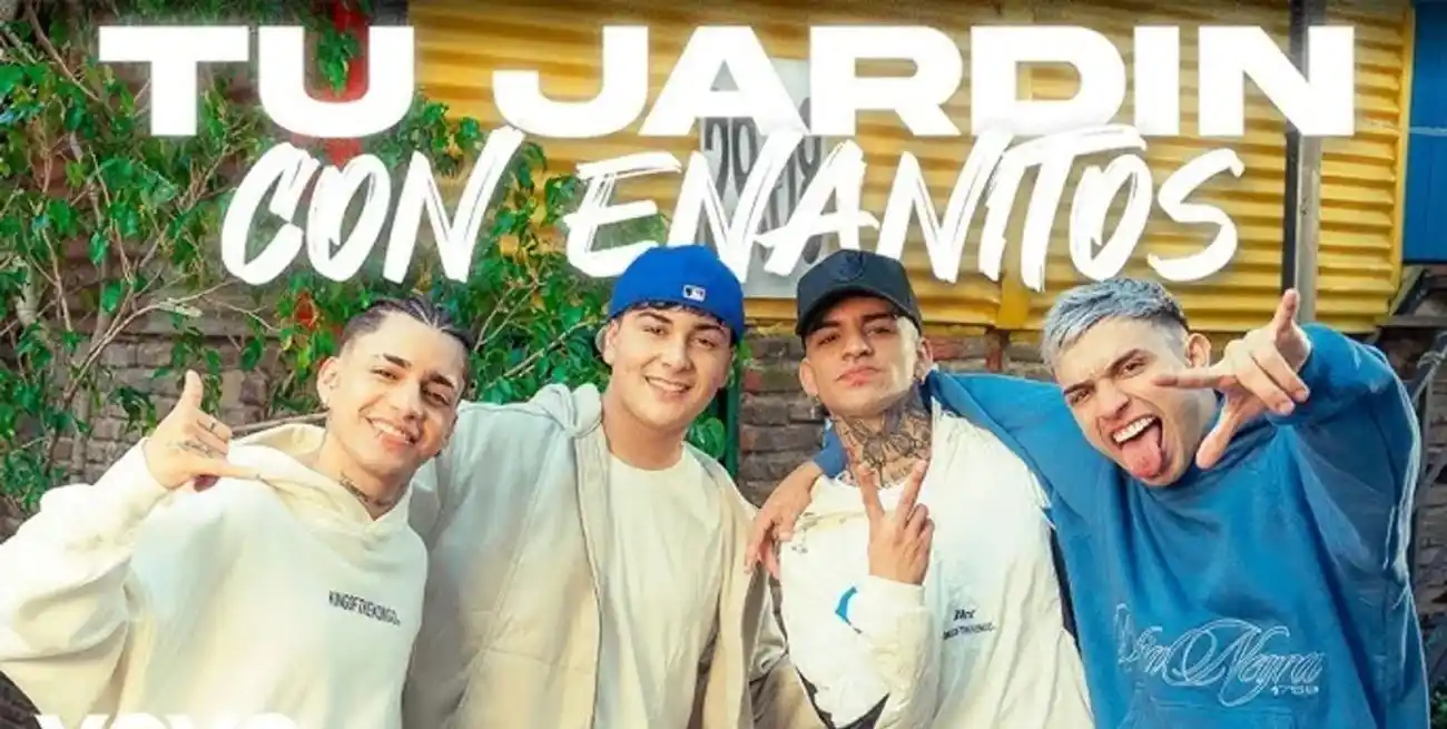 La canción más escuchada de 2025 en Argentina es “Tu jardín con enanitos” de Roze junto a Max Carra y Valen.