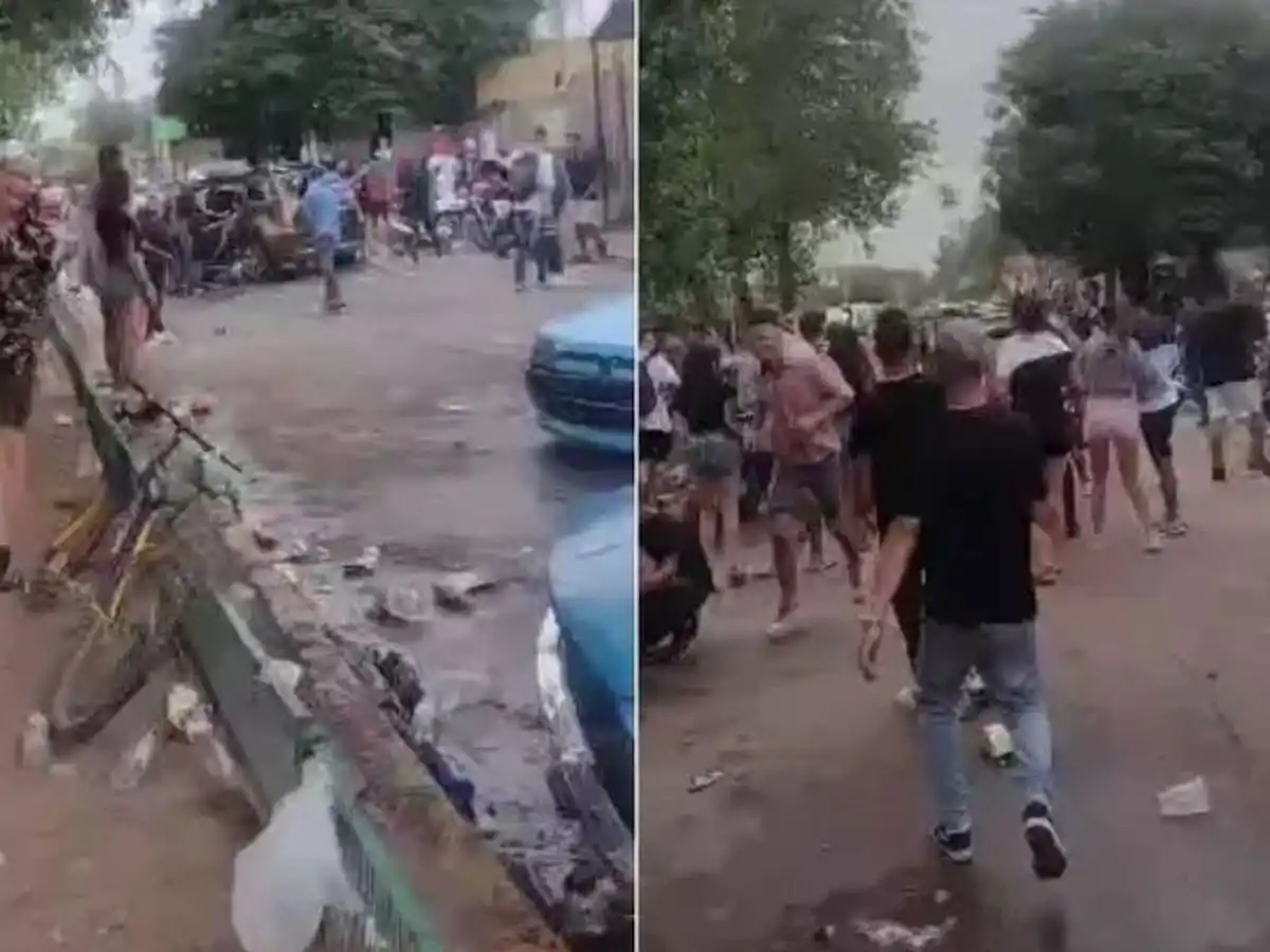 La navidad no trajo paz: Lincharon a un conductor que intentaba pasar por una calle donde bailaban vecinos