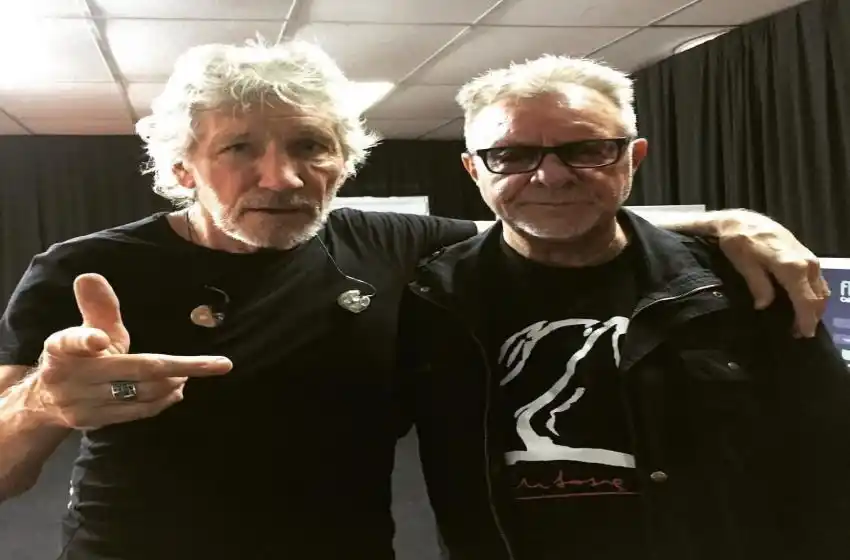 Roger Waters invitó a León Gieco al escenario y se conmovió al escucharlo cantar