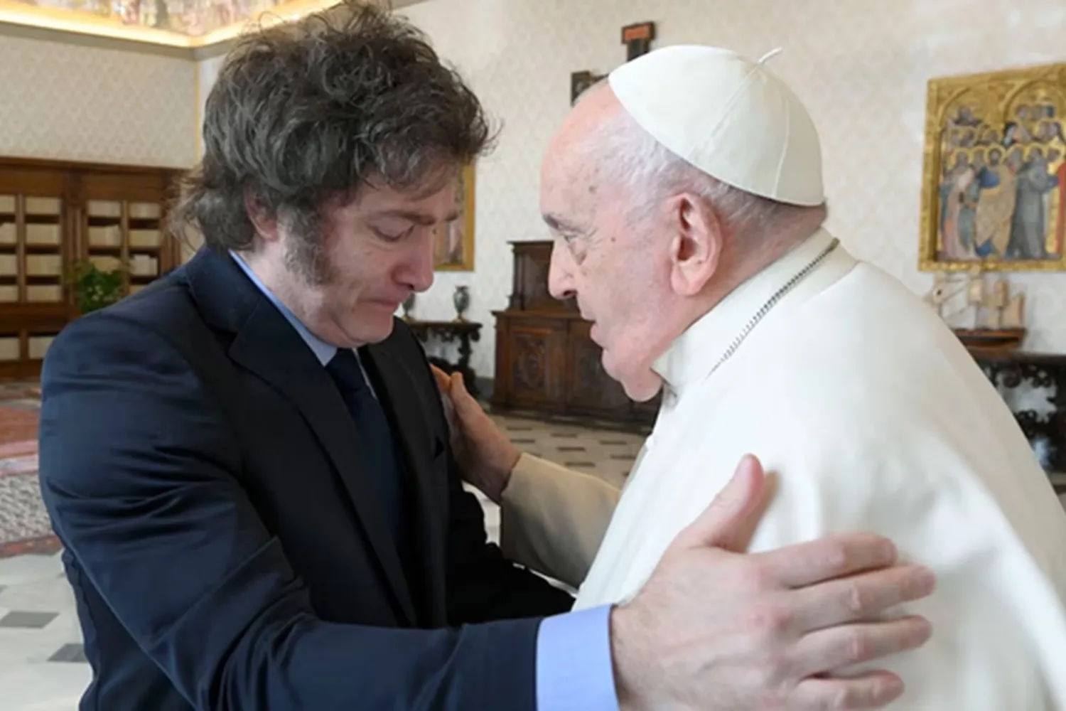 Milei, sobre el Papa Francisco: "Me pedía que cuidara a los pobres y cumplí porque sacamos a 10 millones de la pobreza"