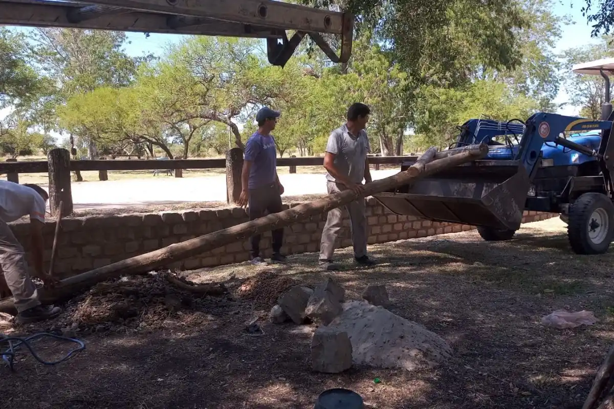 Obras en el Parque Unzué: qué tareas realizan y en qué zona