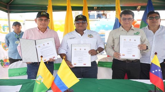 Gobiernos de estados fronterizos entre Venezuela y Colombia firman memorando de entendimiento