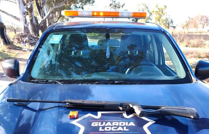 Los jóvenes estaban realizando disparos al aire.