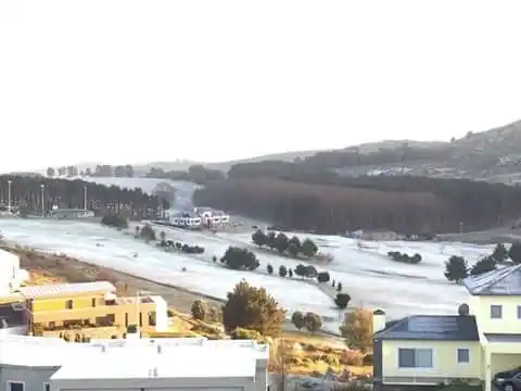 Comenzó el invierno: La imagen de Tandil con helada