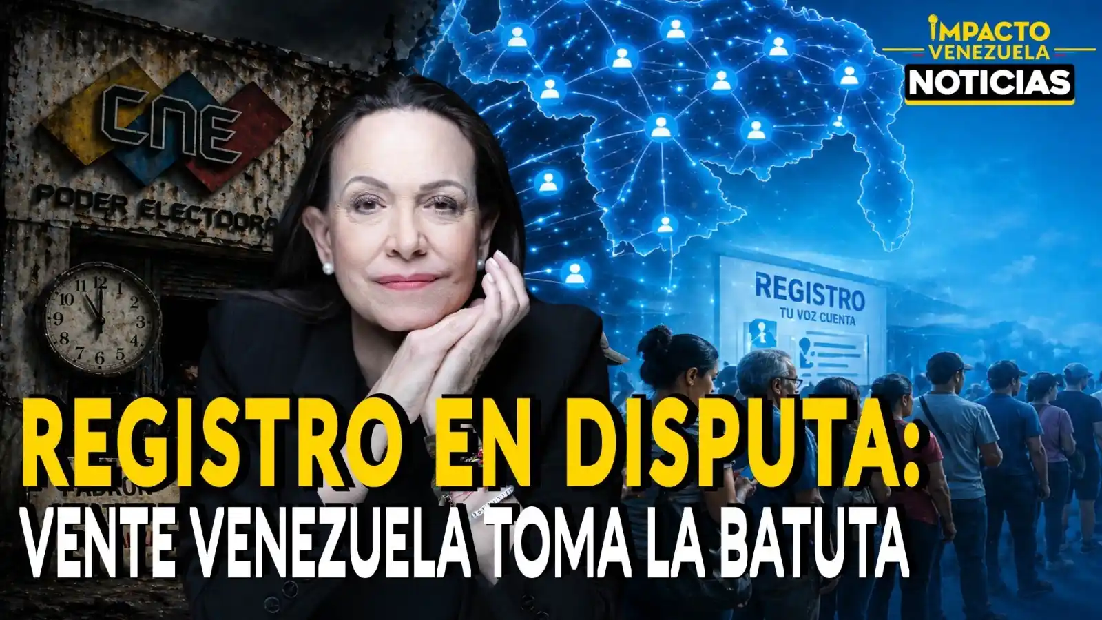 RETO ELECTORAL: reconstruir el CNE y rescatar el registro, Vente Venezuela toma la batuta - VIDEO