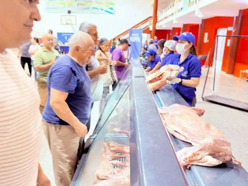 Total éxito de la comercialización del
chivito paippero del Oeste formoseño