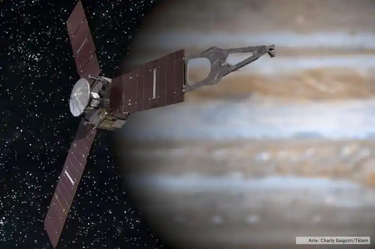 La sonda espacial Juno llega a la órbita de Júpiter