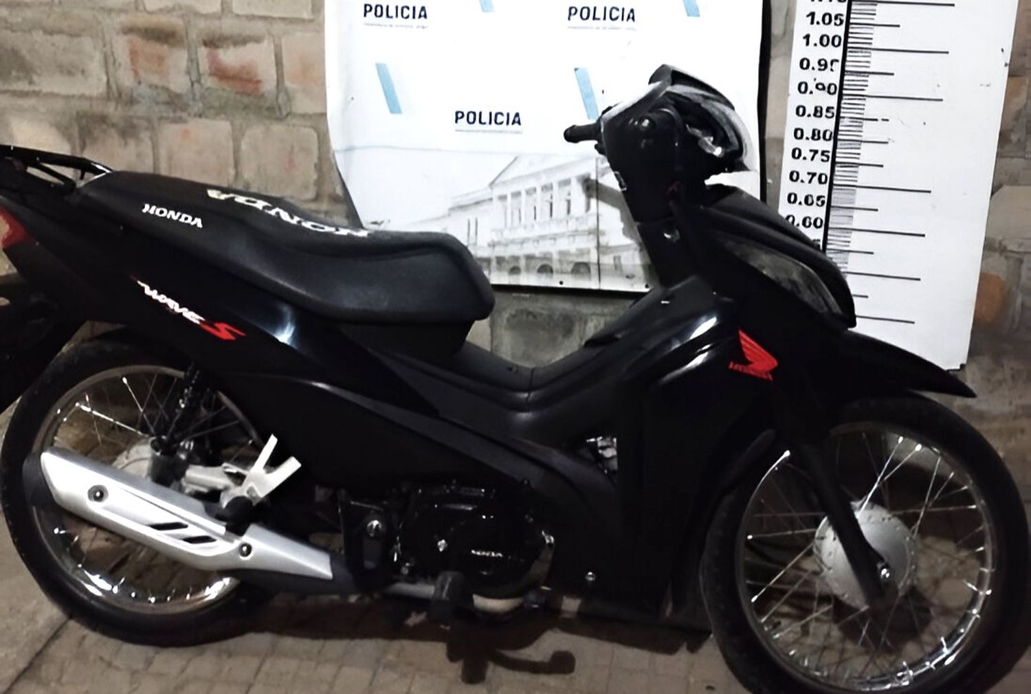 La moto fue restituida a su propietario.