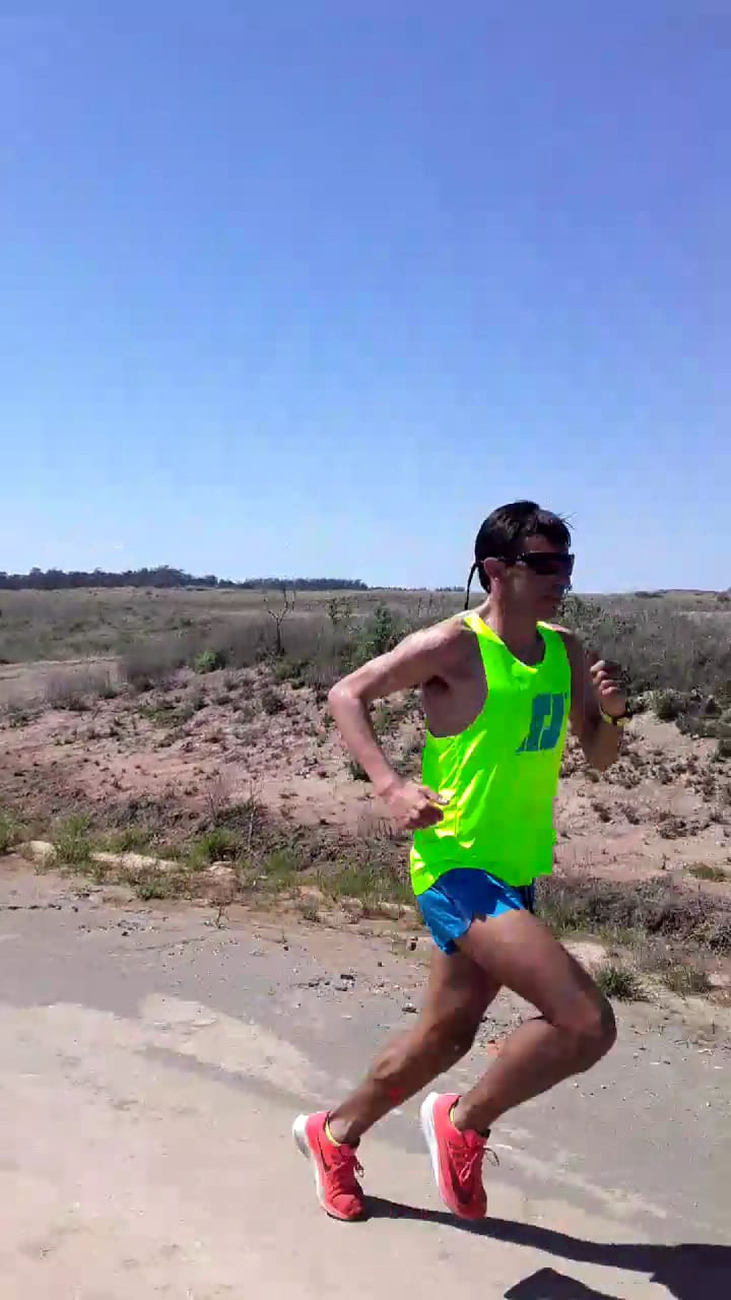  Sergio Hoffman, en otra prueba de atletismo virtual