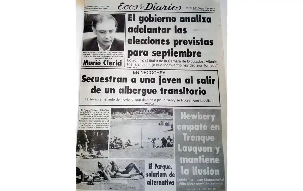 Lunes 1 de enero de 1993