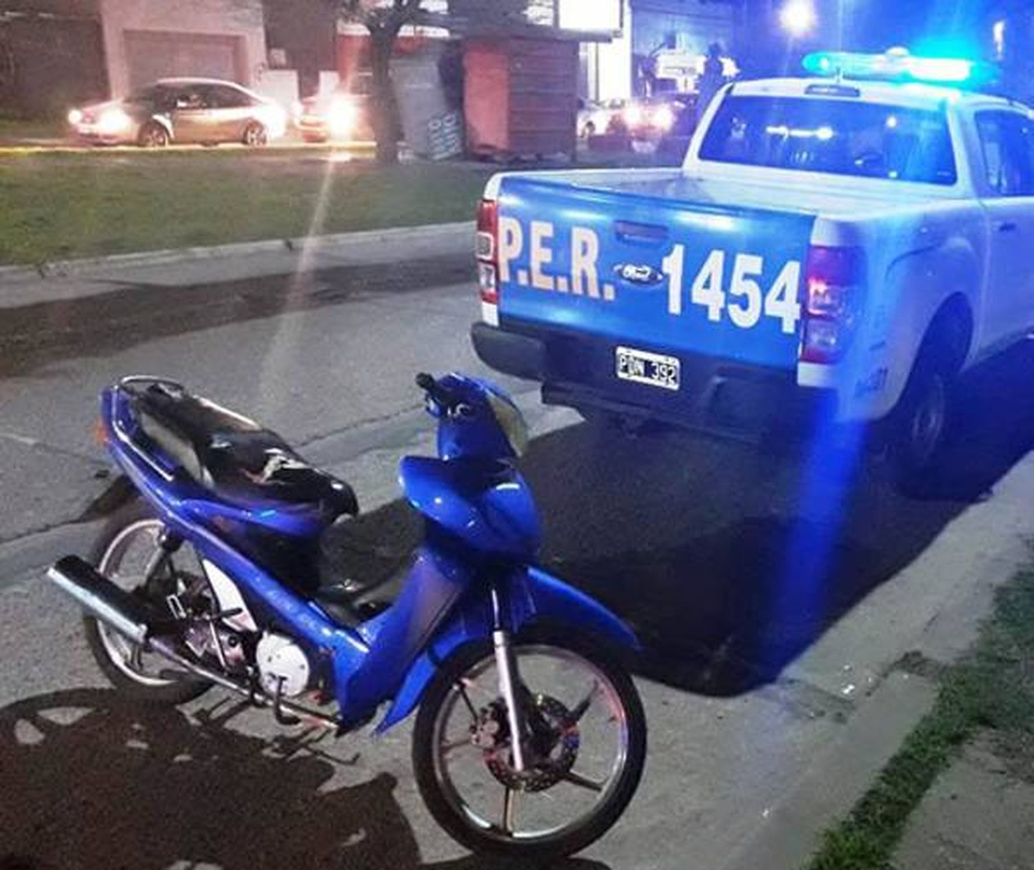 Recuperan la motocicleta de una docente en un  control vehicular 