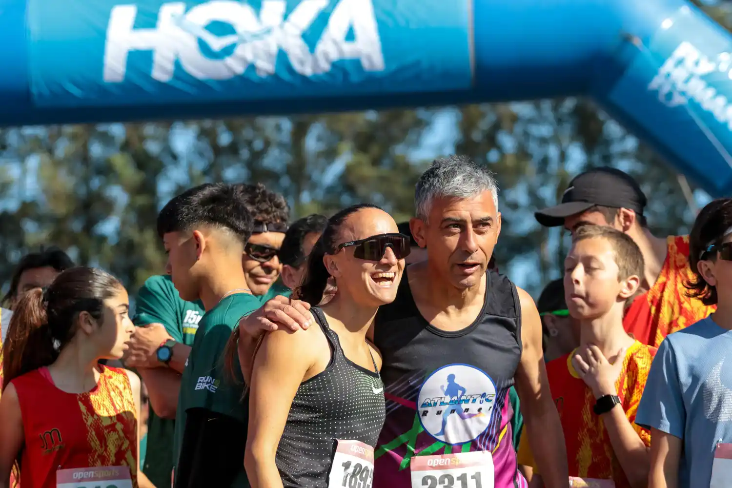Mariana Borelli que terminó segunda al momento de la largada. (Foto: Flor Arroyos)