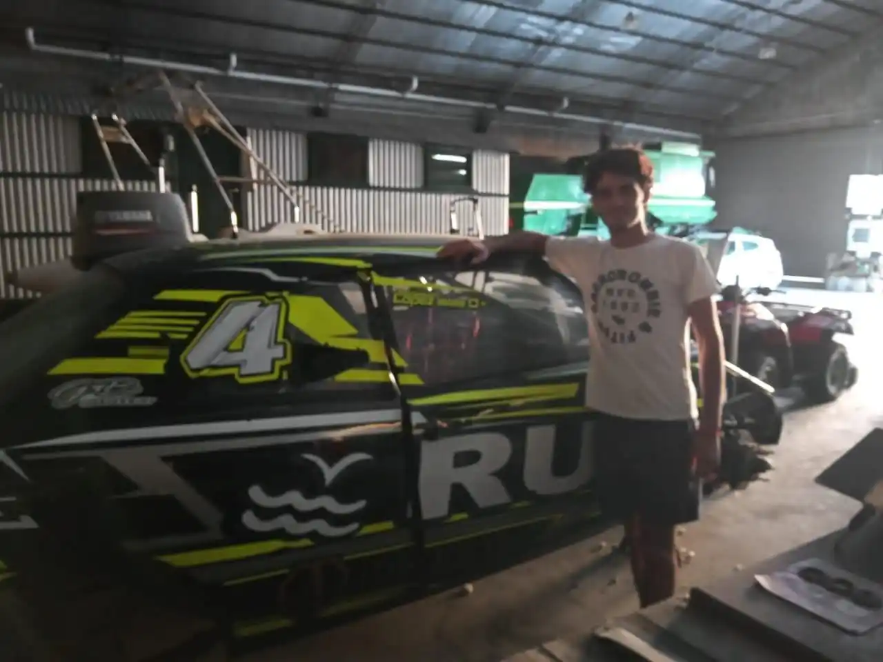 Macuso, con la Dodge del Mataco Competición