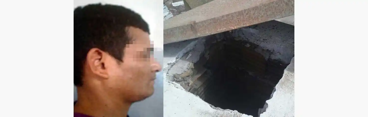 Atraparon a un prófugo: estaba escondido en un tanque de agua vacío