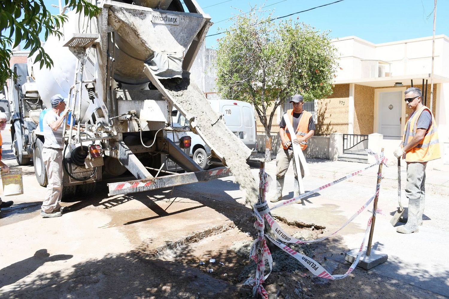 Programa de arreglo y bacheo de calles