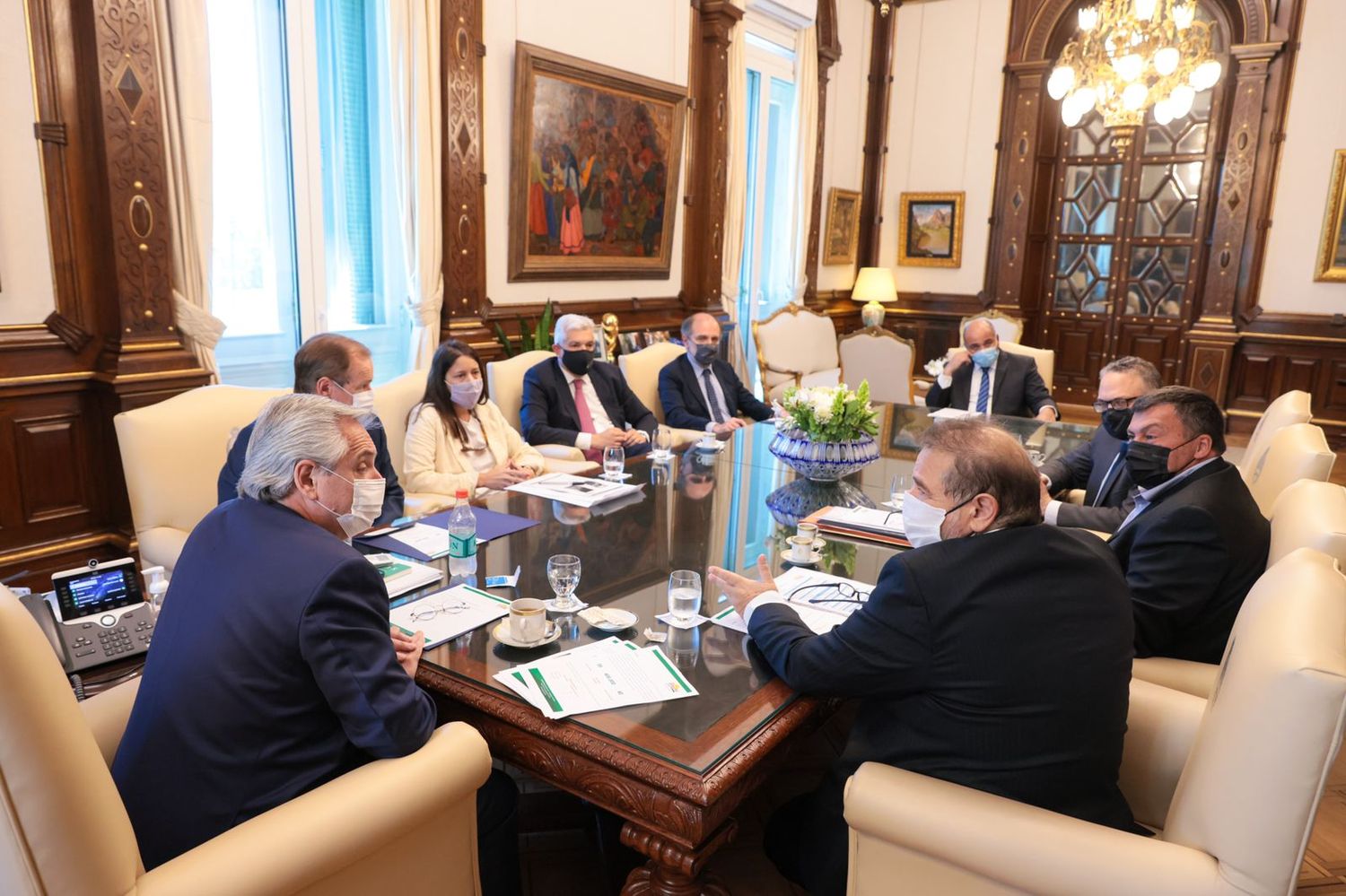 Bordet acordó con el presidente Fernández poner en marcha Soychú