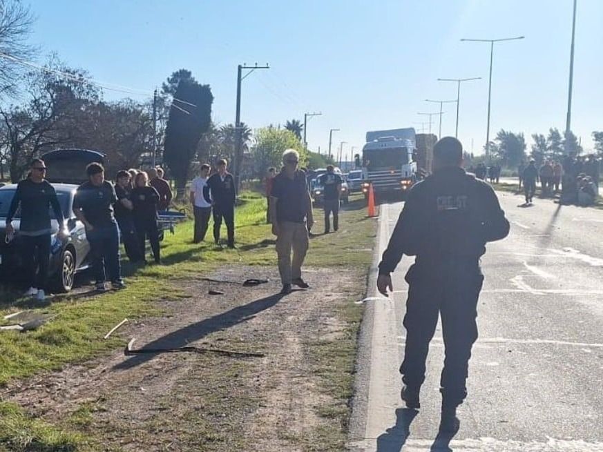 Conmoción por el fuerte impacto y el desenlace fatal.