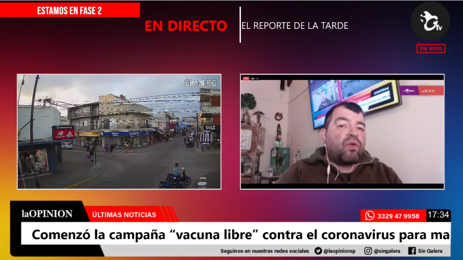 Reporte de la Tarde – Lunes 07 de junio de 2021