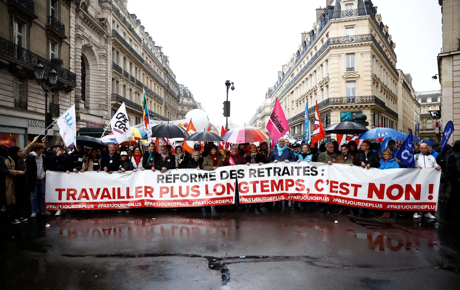 Nuevamente Francia fue escenario de masivas manifestaciones contra la reforma previsional.