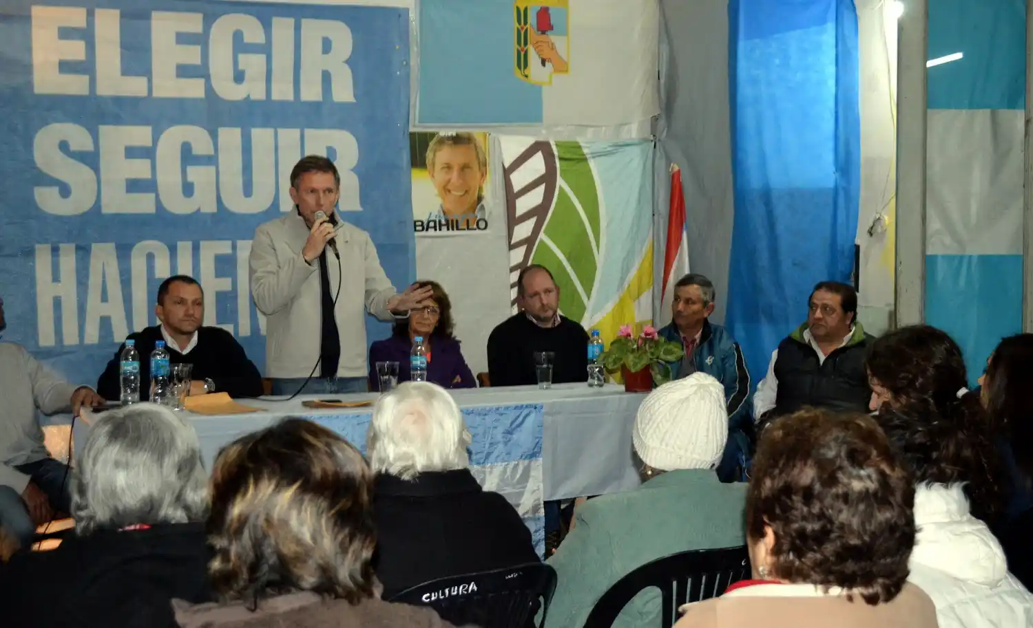 El PJ de Urdinarrain recibió a Bahillo y le expresó su apoyo