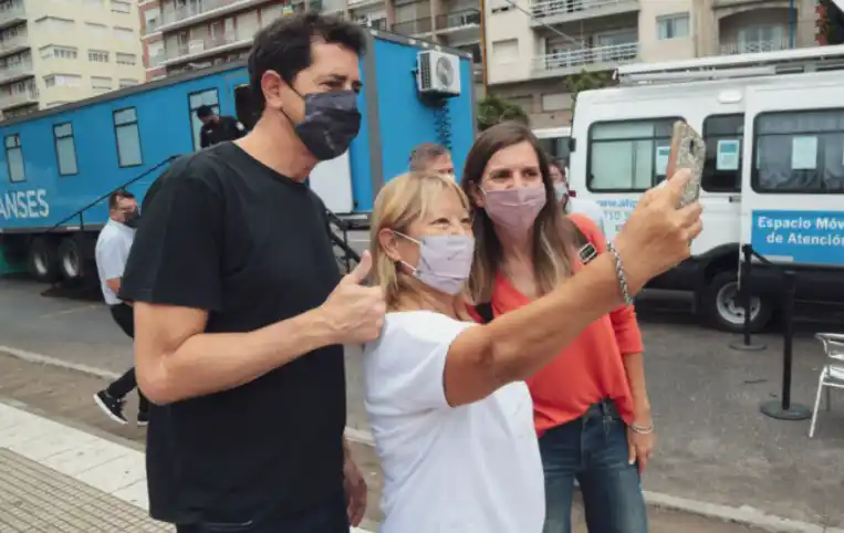 En Mar del Plata, Wado de Pedro y Raverta recorrieron el Operativo Anses Verano y destacaron la buena temporada