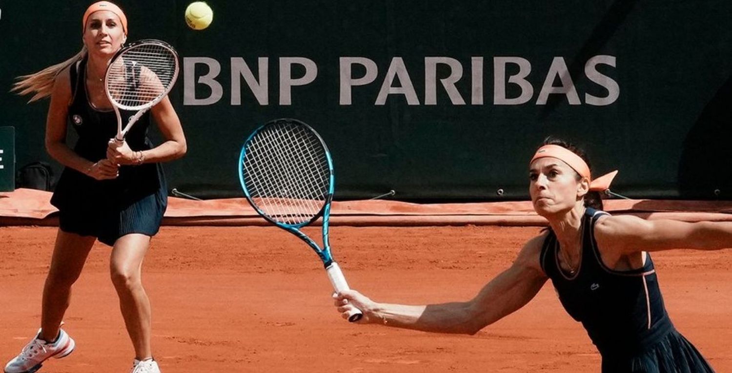 Sabatini y Dulko perdieron en la final de Leyendas de Roland Garros