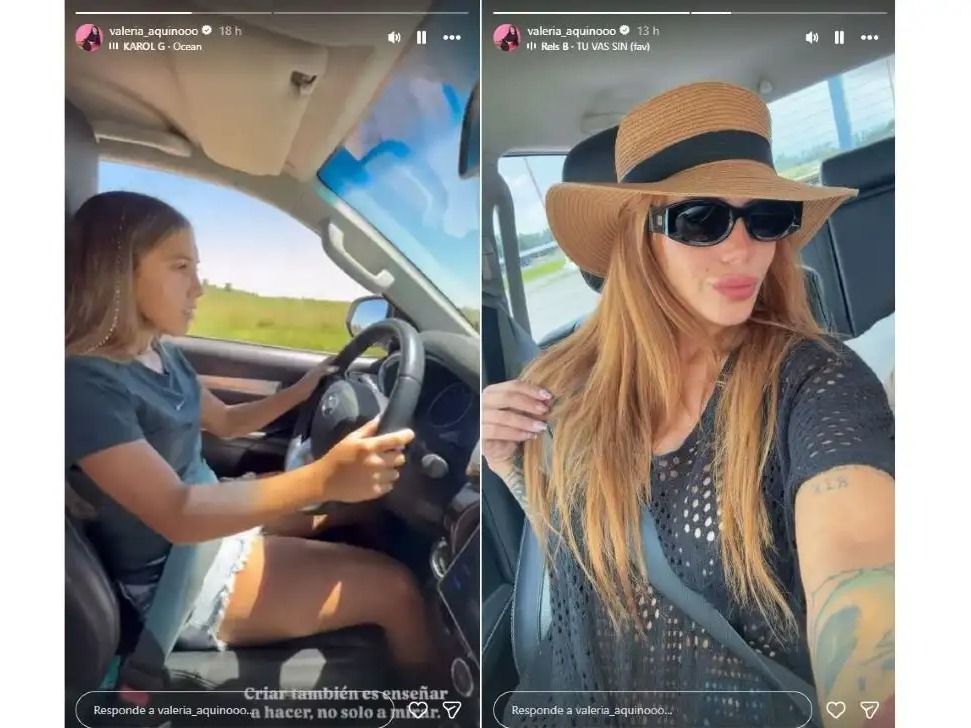 Podrían inhabilitar la licencia de conducir de Valeria Aquino tras la difusión de un video de su hija al volante