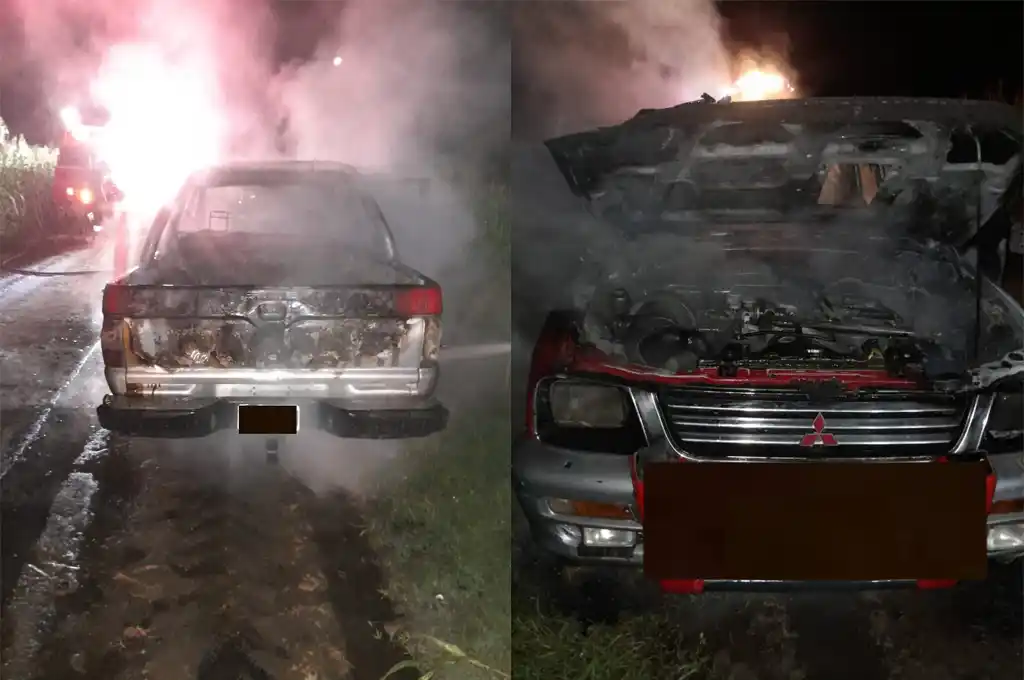 camioneta incendio zona rural san vicente - 1