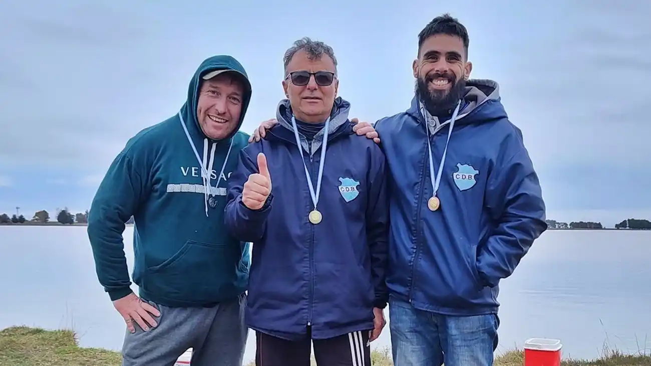 Mauro Morteo, Nelson Guerendiain y Leandro Muller.