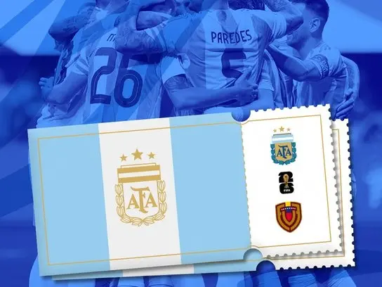 A las 17, comienza la venta de entradas para Argentina-Venezuela.Foto:@Argentina