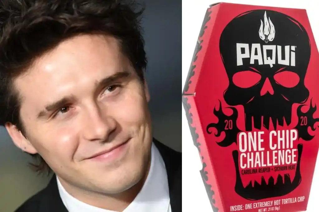 Peligroso reto viral: el hijo de David Beckham comió una papa frita condimentada con los “pimientos más picantes del mundo”