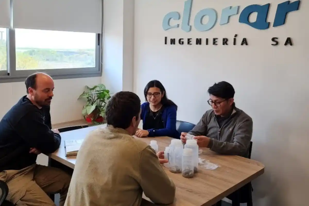 La delegación chilena estuvo la semana pasada en Santa Fe